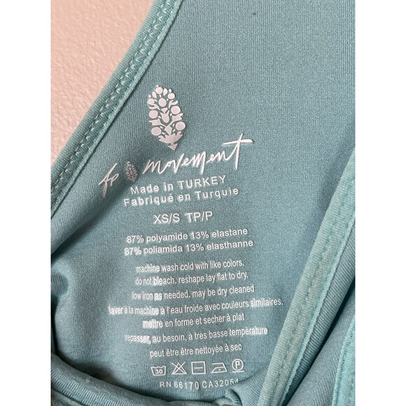 FP Movement Runsie Athletic Cross Fit Jumpsuit, Brand New, Women’s XS Turquoise - Picture 6 of 9